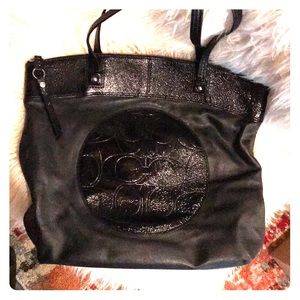BIG beautiful coach tote 